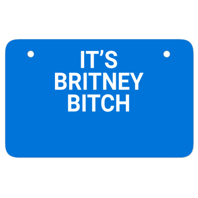 Britney New Album Atv License Plate Designed By Warning