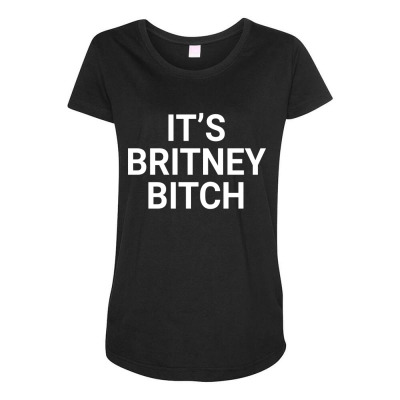 Britney New Album Maternity Scoop Neck T-shirt Designed By Warning