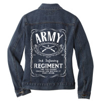 3rd Infantry Regimen001 Ladies Denim Jacket | Artistshot