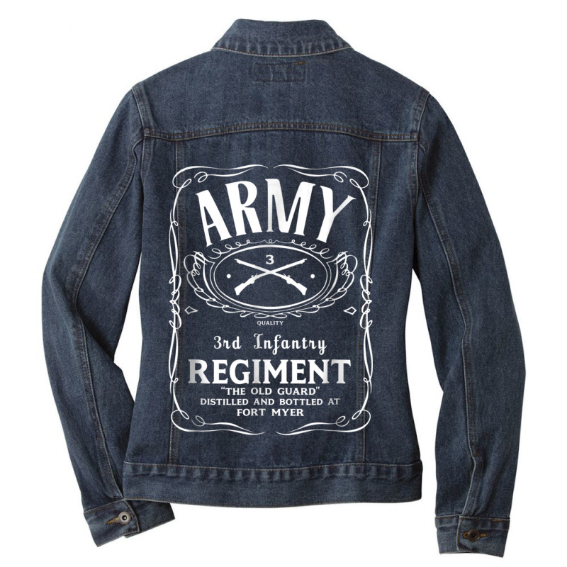 3rd Infantry Regimen001 Ladies Denim Jacket by ALFREDMCGOWAN | Artistshot