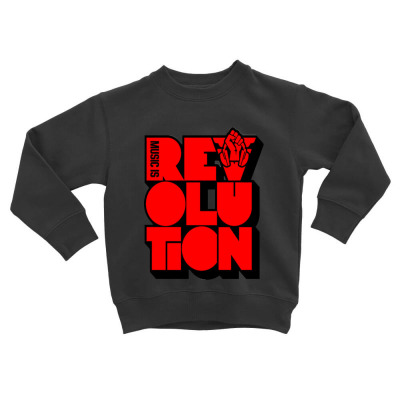 Revolution Music Carlcox Toddler Sweatshirt Designed By Warning