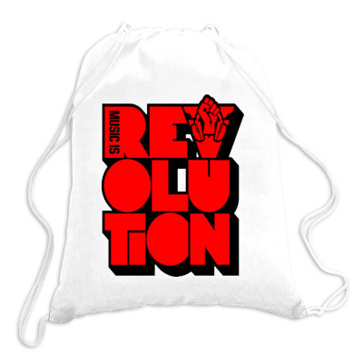 Revolution Music Carlcox Drawstring Bags Designed By Warning