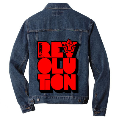 Revolution Music Carlcox Men Denim Jacket Designed By Warning