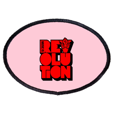 Revolution Music Carlcox Oval Patch Designed By Warning