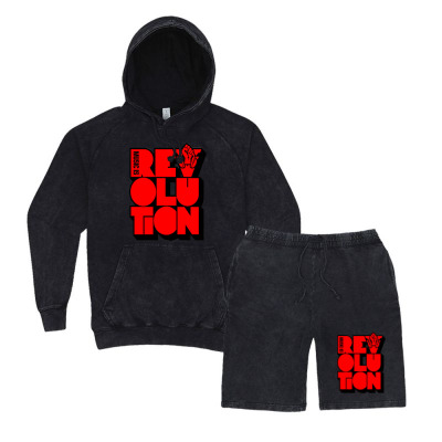 Revolution Music Carlcox Vintage Hoodie And Short Set Designed By Warning