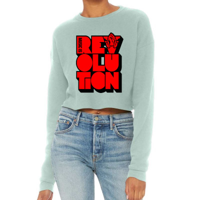 Revolution Music Carlcox Cropped Sweater Designed By Warning