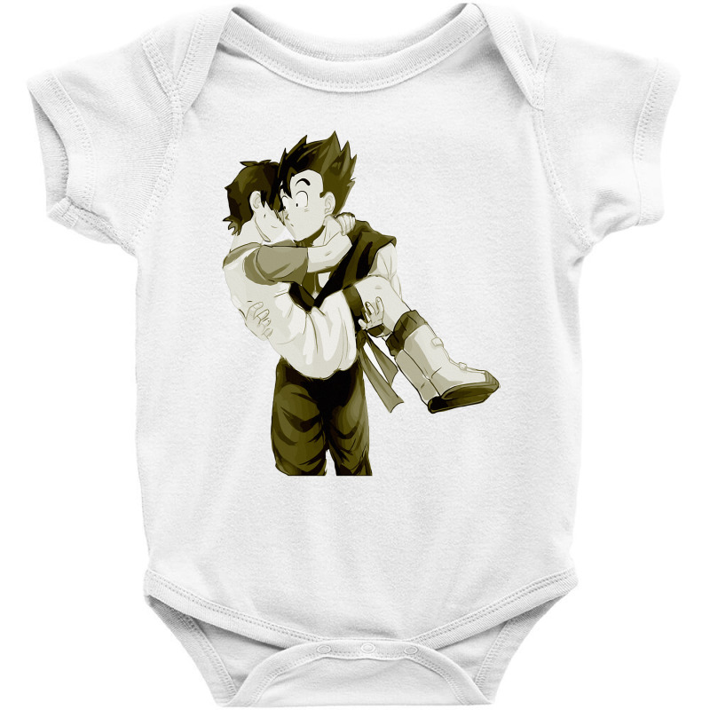 Dragonball Gohan And Videl Couple Baby Bodysuit by COOLSTARS | Artistshot