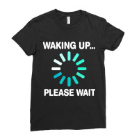 Waking Up Humor Night Owl Pj Men Women Humorous Ladies Fitted T-shirt | Artistshot