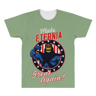 Skeletor Great Again All Over Men's T-shirt Designed By Warning