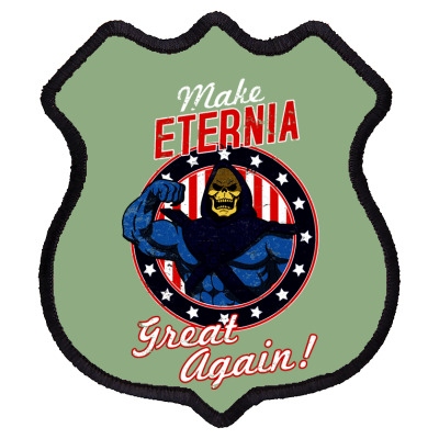 Skeletor Great Again Shield Patch Designed By Warning
