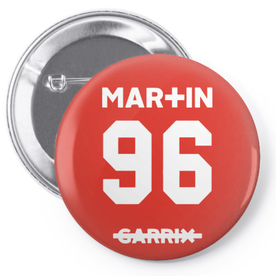 He Martin Pin-back Button Designed By Warning