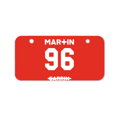 He Martin Bicycle License Plate Designed By Warning
