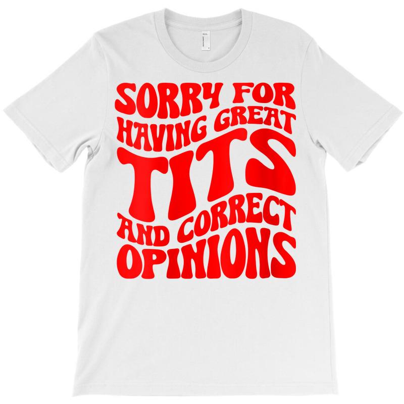 Womens Sorry For Having Great Tita And Correct Opinions Groovy V Neck T-shirt | Artistshot