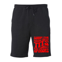 Womens Sorry For Having Great Tita And Correct Opinions Groovy V Neck Fleece Short | Artistshot