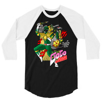 Hot Trend Go Go Rangers Adventure (green) 3/4 Sleeve Shirt | Artistshot