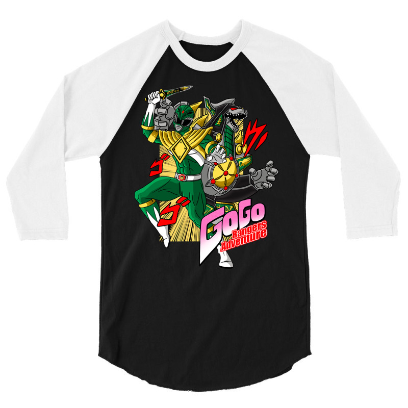 Hot Trend Go Go Rangers Adventure (green) 3/4 Sleeve Shirt | Artistshot