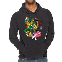 Hot Trend Go Go Rangers Adventure (green) Vintage Hoodie | Artistshot