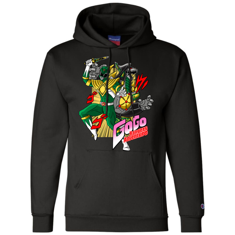 Hot Trend Go Go Rangers Adventure (green) Champion Hoodie | Artistshot