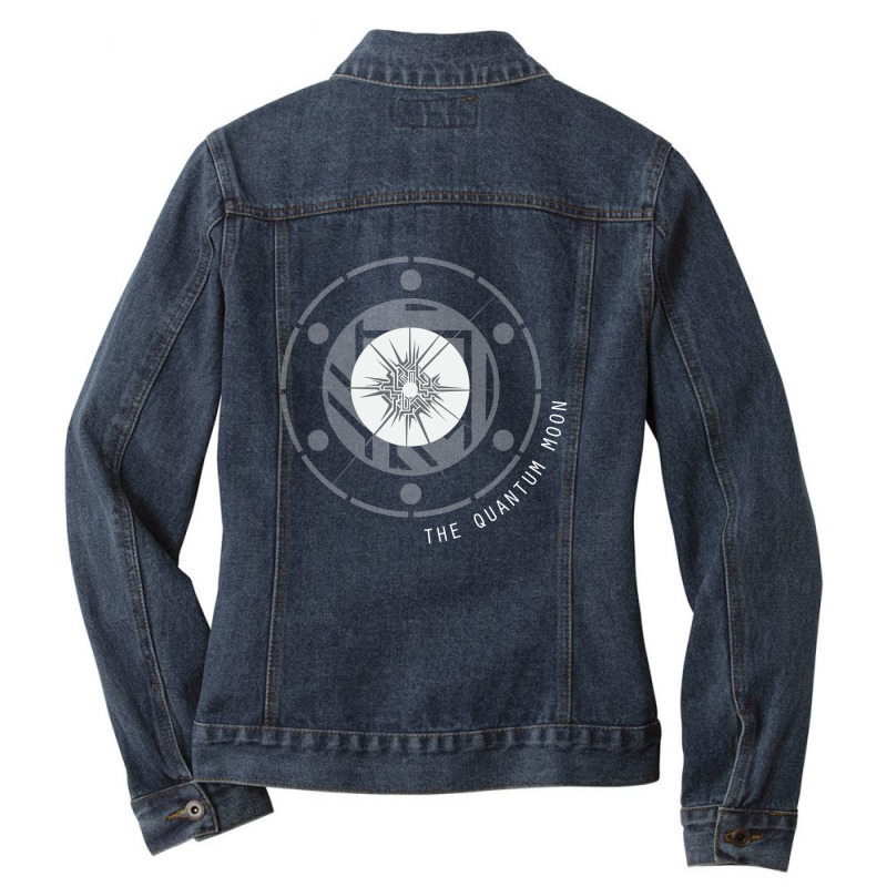 Hot Trend Quantum Moon Ladies Denim Jacket by Kimble Mcduffie | Artistshot