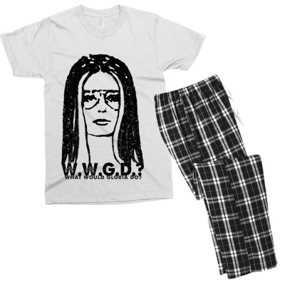 Women Design Men's T-shirt Pajama Set Designed By Warning