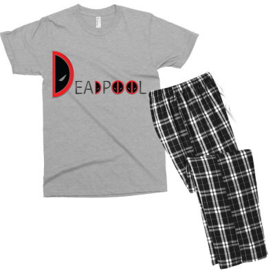 Pool Superhero Comic Men's T-shirt Pajama Set Designed By Warning