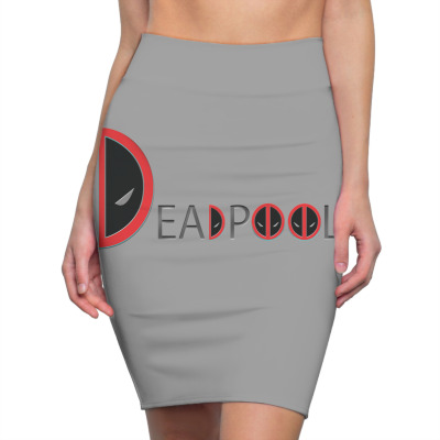 Pool Superhero Comic Pencil Skirts Designed By Warning