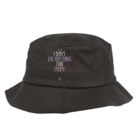 Womens I Don't Eat Anything That Poops Vegan Joke Saying Bucket Hat | Artistshot