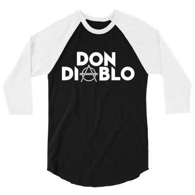 Music By Don Diablo 3/4 Sleeve Shirt Designed By Warning