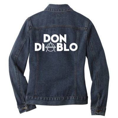 Music By Don Diablo Ladies Denim Jacket Designed By Warning