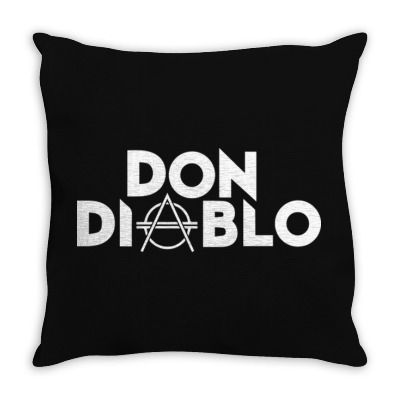 Music By Don Diablo Throw Pillow Designed By Warning