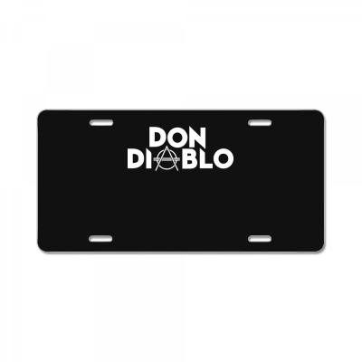 Music By Don Diablo License Plate Designed By Warning