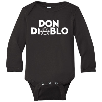 Music By Don Diablo Long Sleeve Baby Bodysuit Designed By Warning