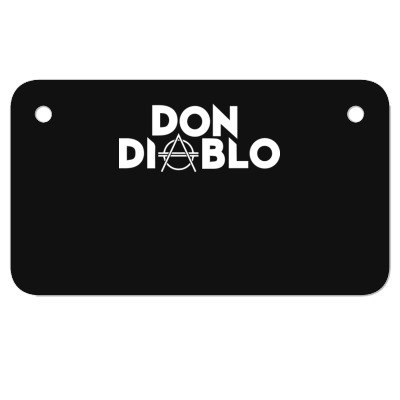 Music By Don Diablo Motorcycle License Plate Designed By Warning