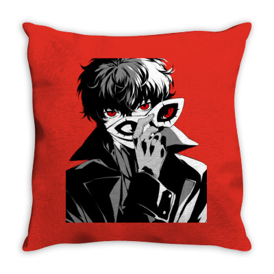 Anime Series Throw Pillow Designed By Warning