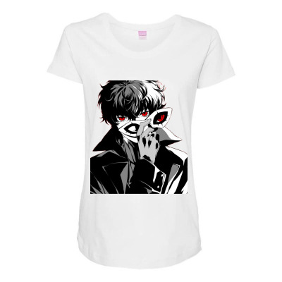 Anime Series Maternity Scoop Neck T-shirt Designed By Warning