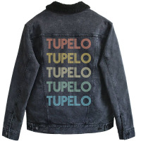 Limited Edition Tupelo Mississippi Vintage Pride State Ms Retro 70s Unisex Sherpa-lined Denim Jacket | Artistshot