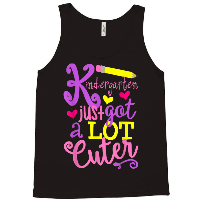 Kindergarten Just Got A Lot Cuter Back To School Kid Tank Top | Artistshot