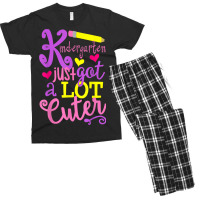 Kindergarten Just Got A Lot Cuter Back To School Kid Men's T-shirt Pajama Set | Artistshot