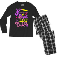 Kindergarten Just Got A Lot Cuter Back To School Kid Men's Long Sleeve Pajama Set | Artistshot