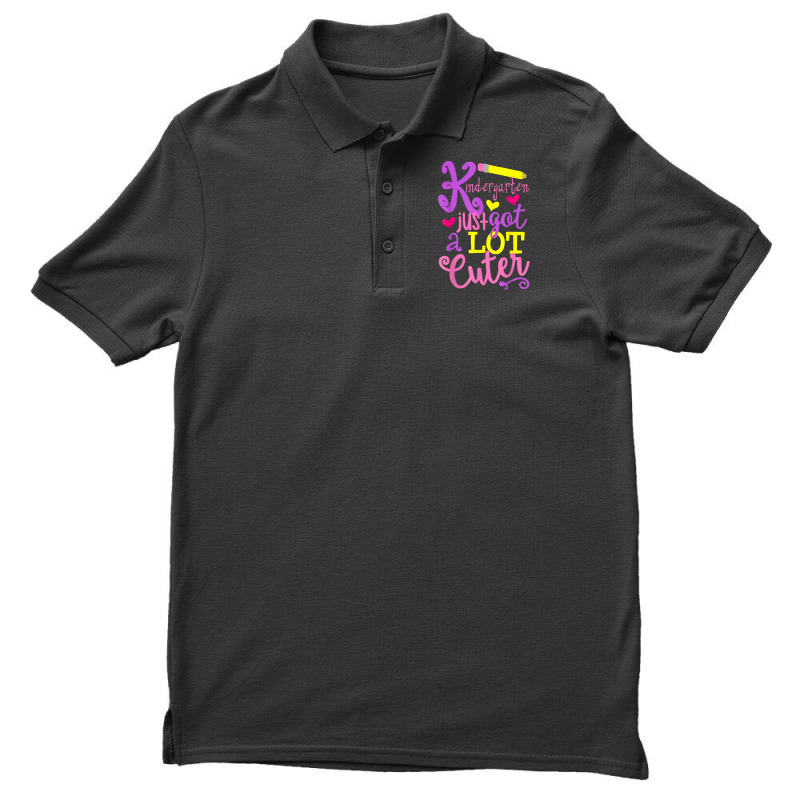 Kindergarten Just Got A Lot Cuter Back To School Kid Men's Polo Shirt | Artistshot