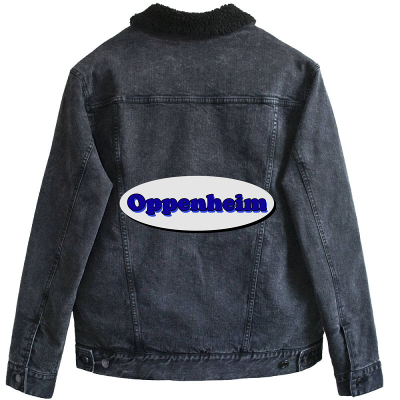 Oppenheim Unisex Sherpa-lined Denim Jacket | Artistshot