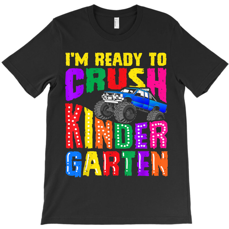 Kindergarten Monster Truck Back To School Boys Gift T-shirt | Artistshot