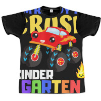 Kindergarten Monster Truck Back To School Class Boys Gift Graphic T-shirt | Artistshot