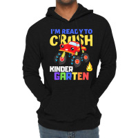 Kindergarten Monster Truck Back To School Class Boys Gift Lightweight Hoodie | Artistshot