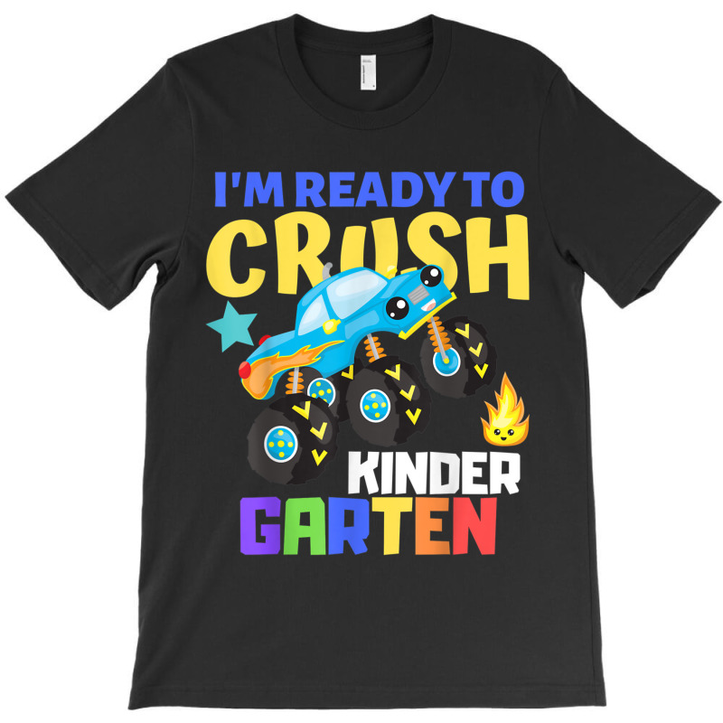 Kindergarten Monster Truck Back To School Shirt Boys Gift _002 T-shirt | Artistshot