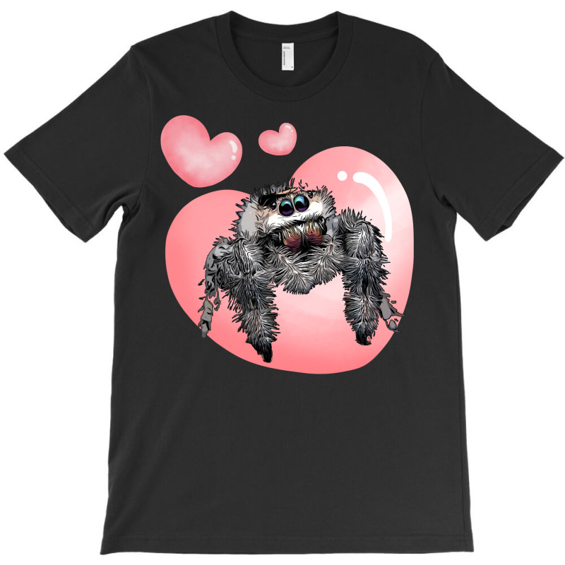 Cute Jumping Spider Love, Regal Spooner, Arachnid Valentines Pullover T-Shirt by wiltoban | Artistshot