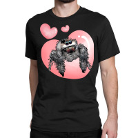 Cute Jumping Spider Love, Regal Spooner, Arachnid Valentines Pullover Classic T-shirt | Artistshot