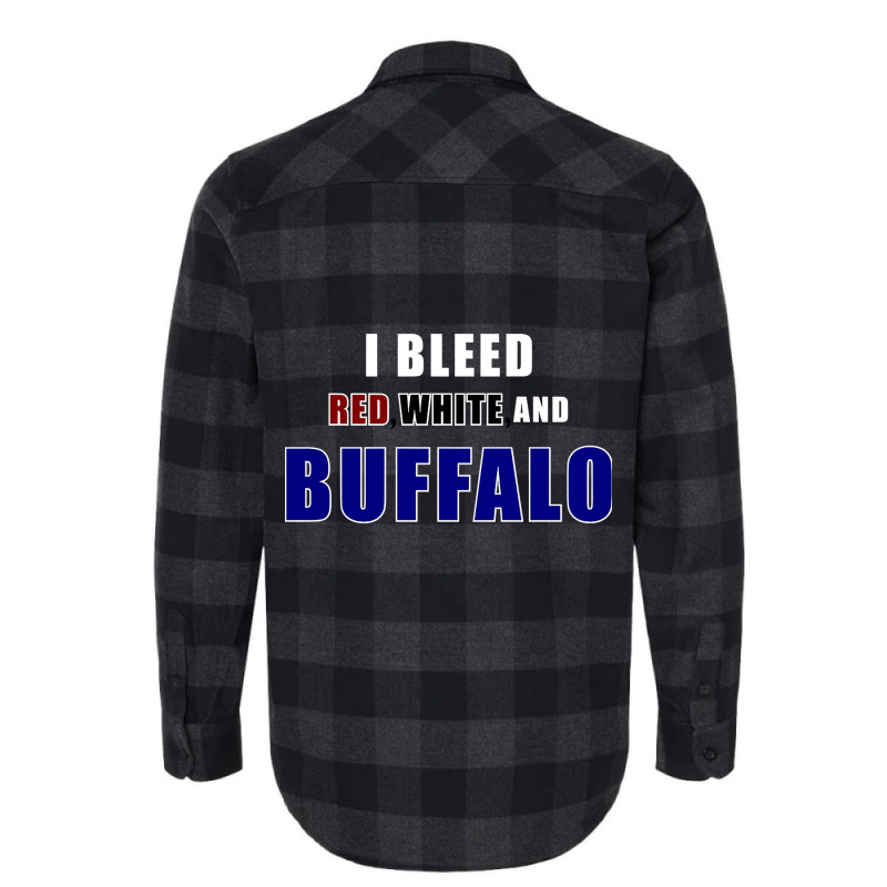 Hot Trend I Bleed Red White And Buffalo Flannel Shirt by michealyoungerlk01 | Artistshot