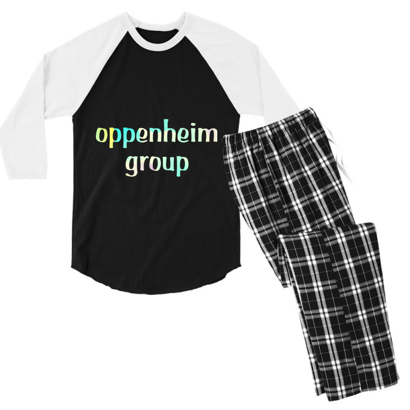 Oppenheim Group (3) Men's 3/4 Sleeve Pajama Set | Artistshot