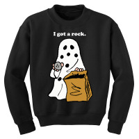 Hot Trend I Got A Rock. Halloween Great Pumpkin Youth Sweatshirt | Artistshot